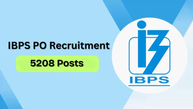 IBPS PO 2025 Notification: 5208 पदों की घोषणा, परीक्षा पैटर्न में बड़ा फेरबदल