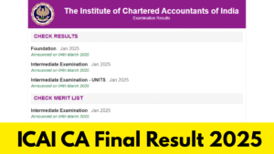 ICAI CA Result