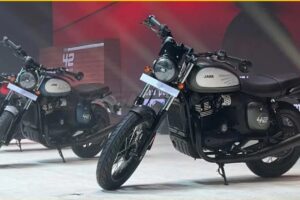 नई Jawa 42 FJ रेट्रो स्टाइल फ्यूल टैंक, अपसुइप्ट एग्जॉस्ट और दमदार परफॉर्मेंस, कीमत 1.83 लाख